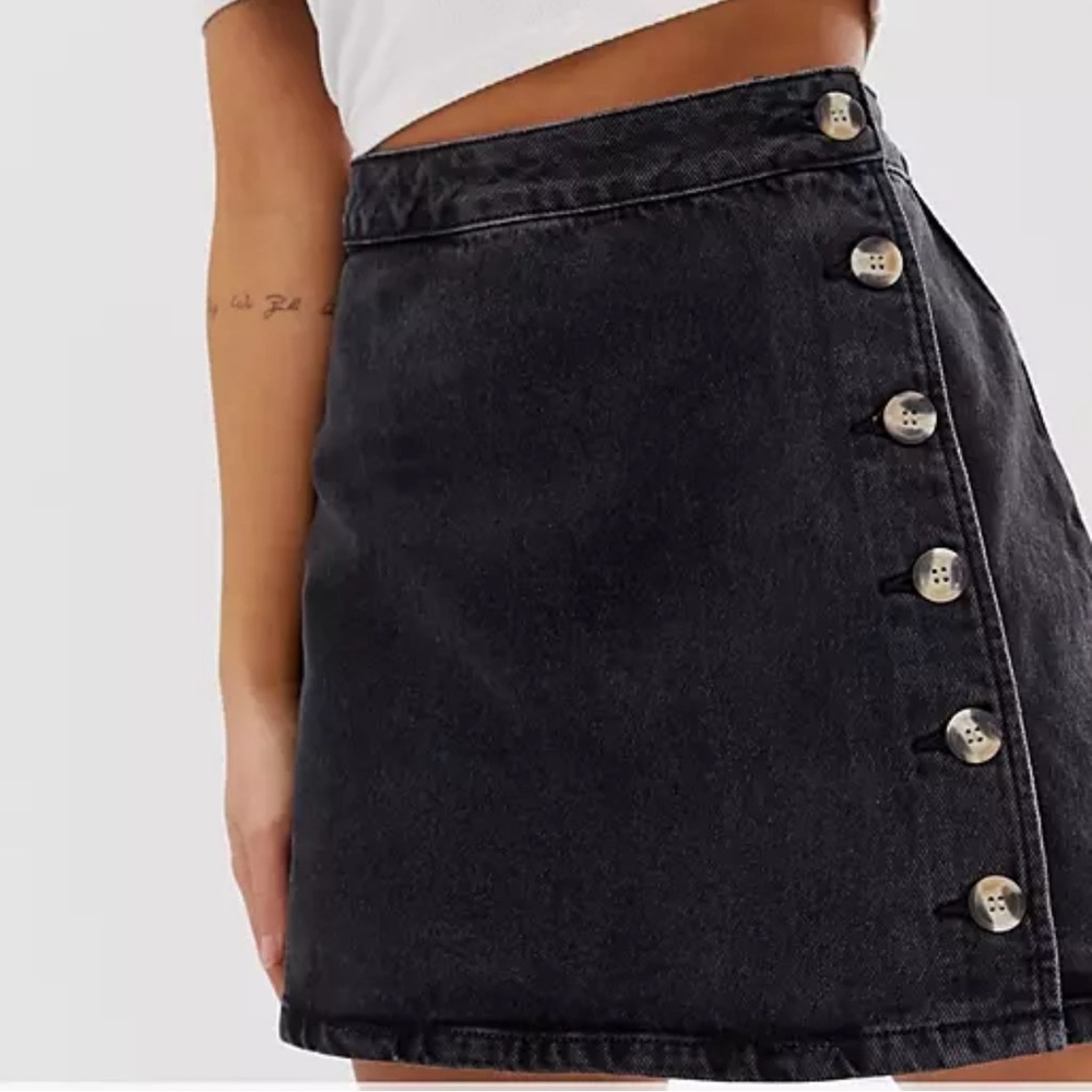 Black Jean Skirt from ASOS